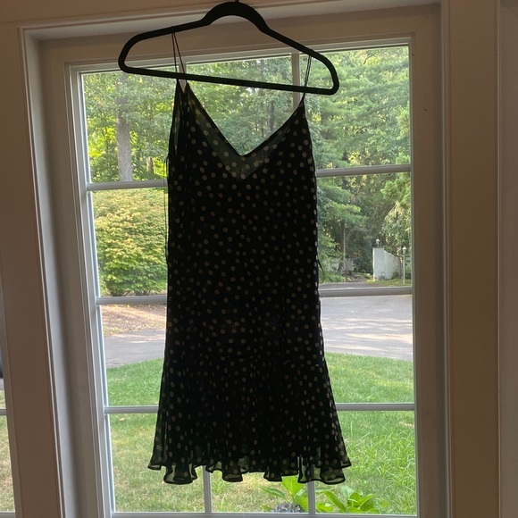Zara Dresses & Skirts - Black Polka Dot Dress